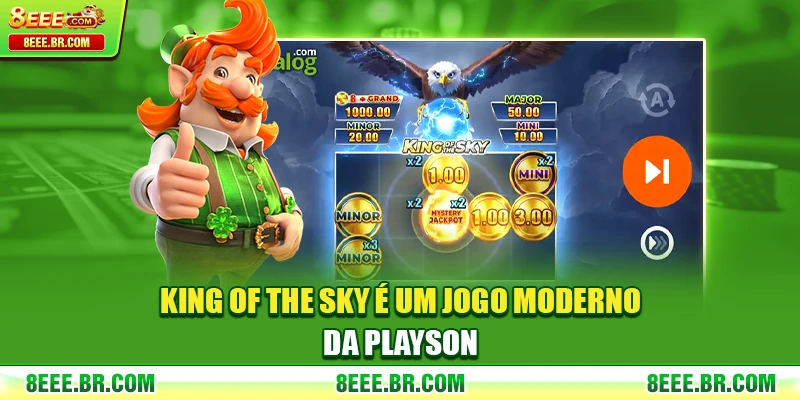 King of the Sky é um jogo moderno da Playson