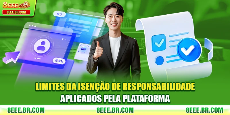 Limites da Isenção de Responsabilidade aplicados pela plataforma