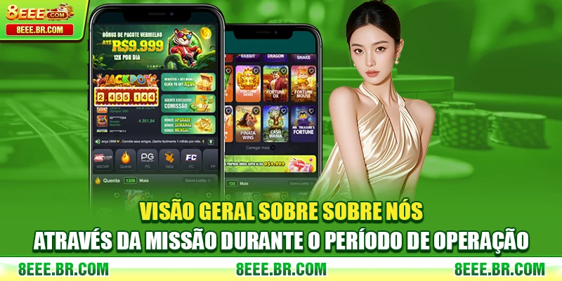 Visão geral sobre Sobre nós através da missão durante o período de operação